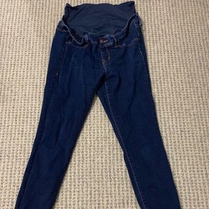 Maternity skinny jean-dark wash